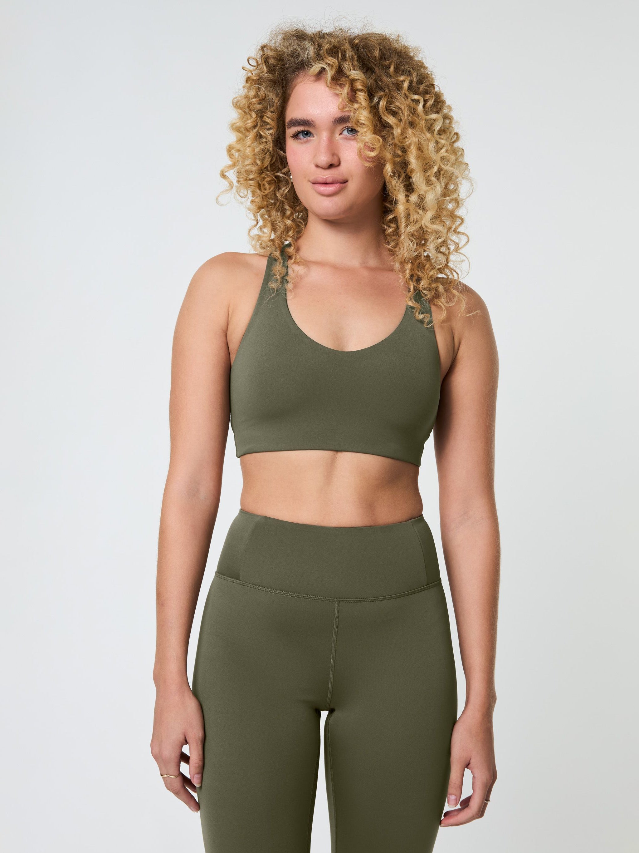 Girlfriend Collective Float Lola Bra - Cured Green