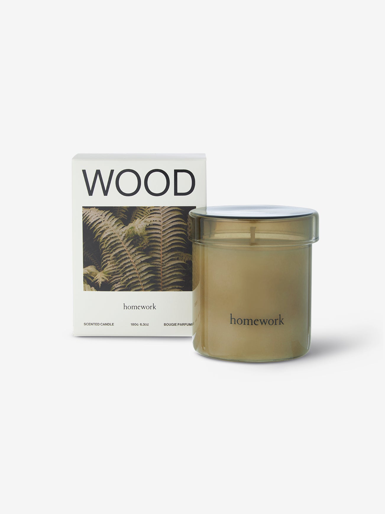 Homework Regular Candle - Wood