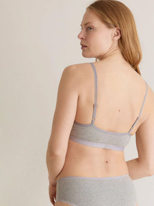 Komodo Anastasia Organic Cotton Bra - Grey