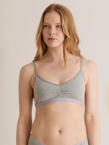 Komodo Anastasia Organic Cotton Bra - Grey