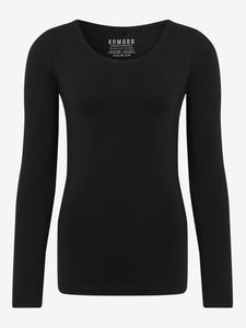 Komodo Darcey Long Sleeved Top - Black