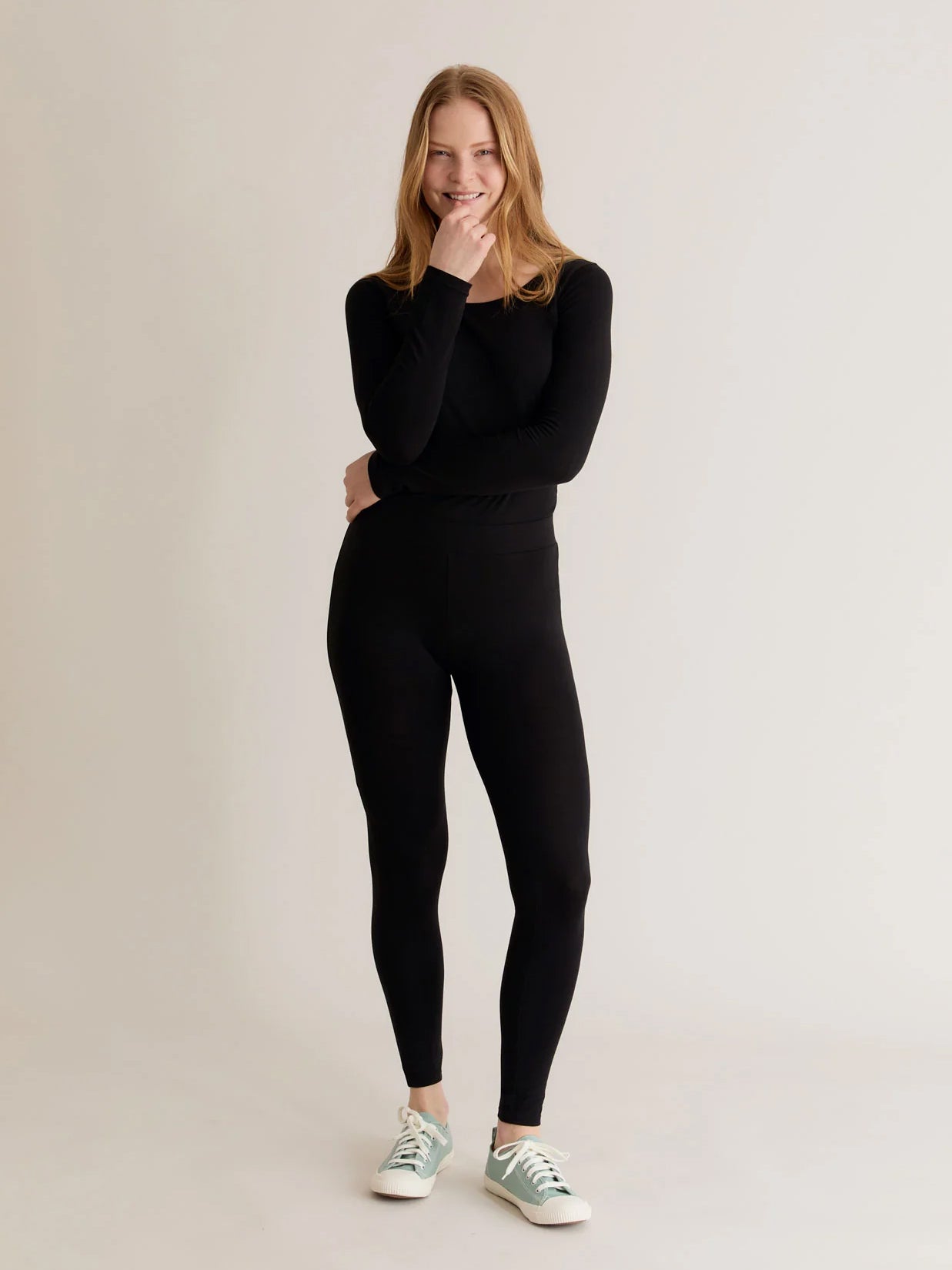 Komodo Sylvie Organic Cotton Legging - Black