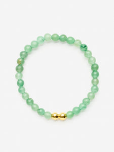 Mala Bead Bracelet - Green Aventurine