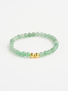 Mala Bead Bracelet - Green Aventurine