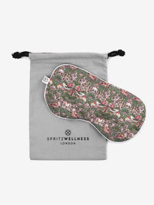 Spritz Wellness Liberty Print Aromatherapy Eye Mask - Strawberry Thief Pink