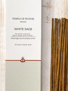 Temple of Incense - White Sage Incense Sticks