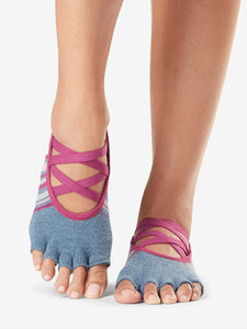 ToeSox Half Toe Elle Grip Socks - Gypsy 