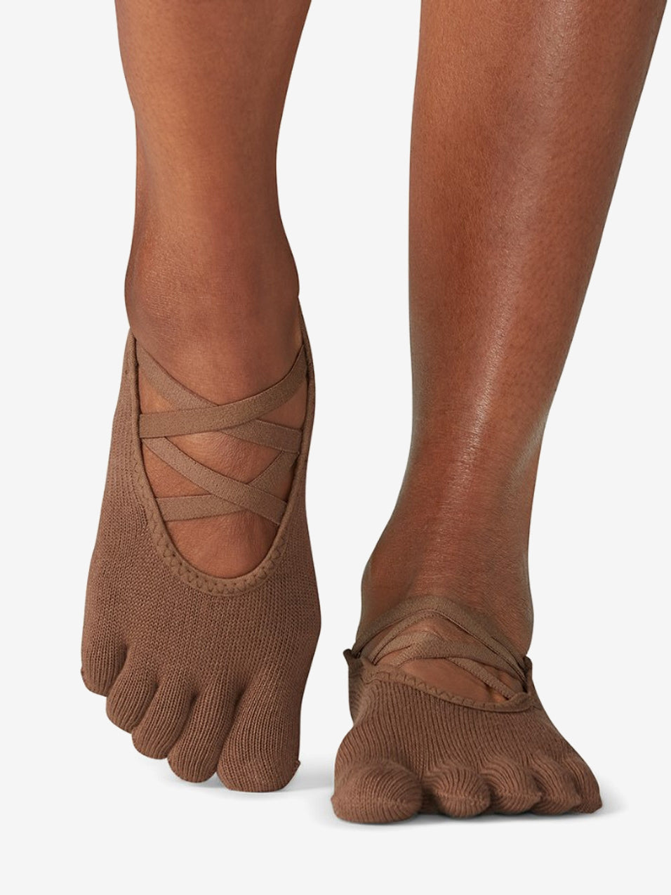 Toesox Full Toe Elle Grip Socks - Naked