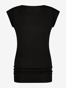 Urban Goddess Asana Yoga Tee - Onyx Black