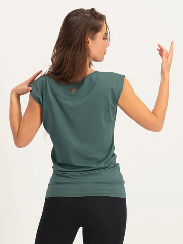 Urban Goddess Asana Yoga Tee - Forest