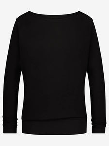 Urban Goddess Budhi Long Sleeve Yoga Top - Onyx Black