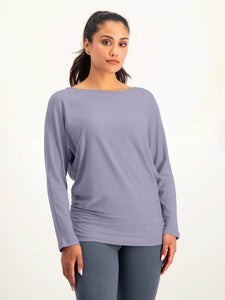 Urban Goddess Budhi Long Sleeve Yoga Top - Lilac