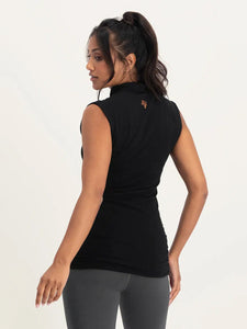 Urban Goddess Good Karma Yoga Top - Onyx Black