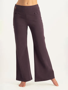 Urban Goddess Maeve Wide Leg Yoga Pants - Berry