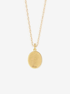 Wanderlust Life Gold Chain Pendant Necklace - Moonstone Navicella