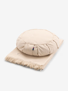 Yogamatters Organic Cotton Chambray Zafu Meditation Cushion