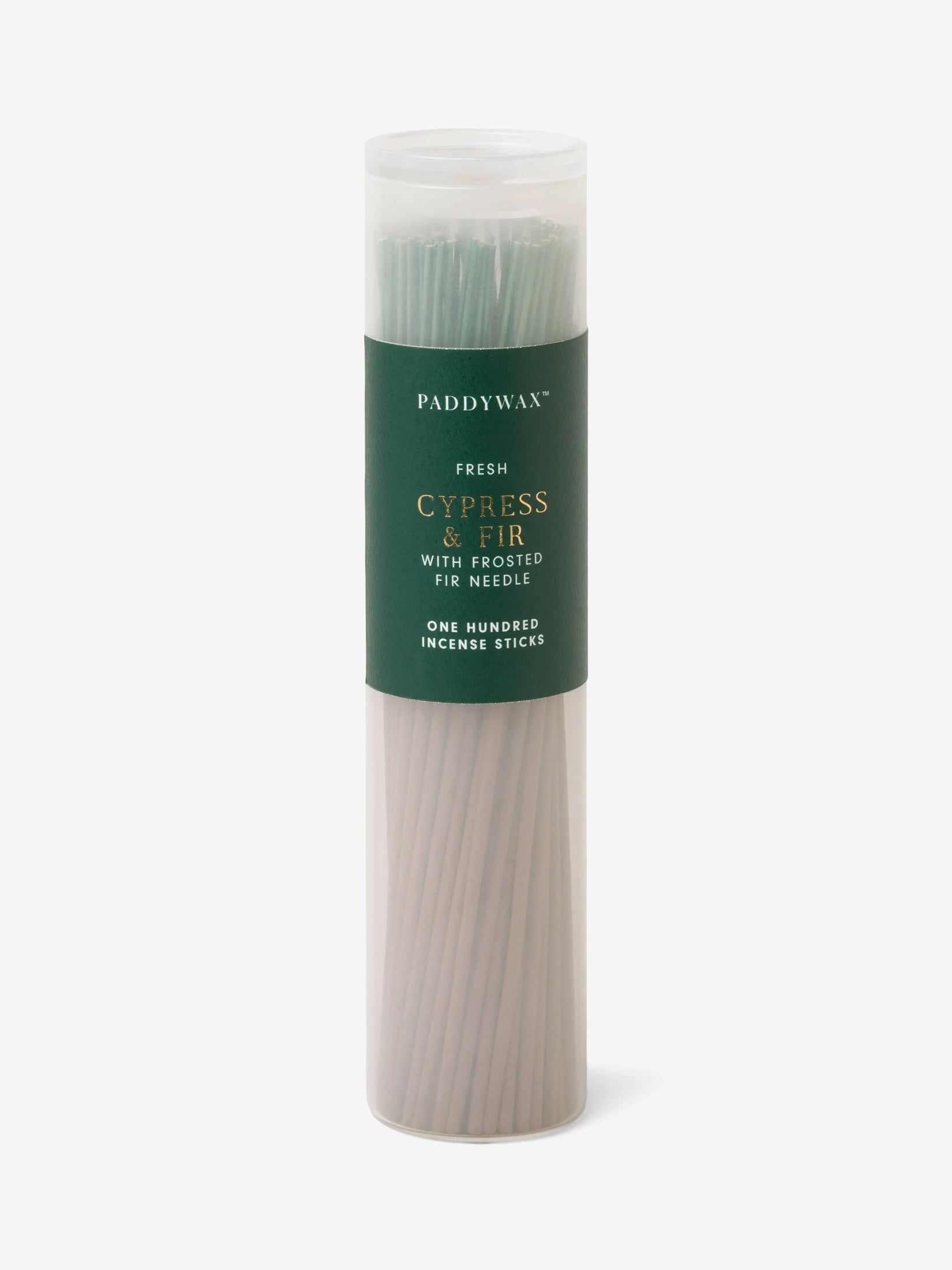 Paddywax Cypress & Fir 100 Incense Sticks - Green