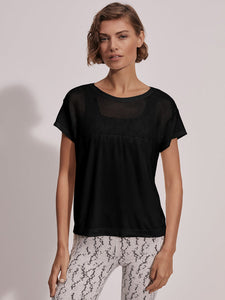 Varley Calloway Boxy Tee - Black