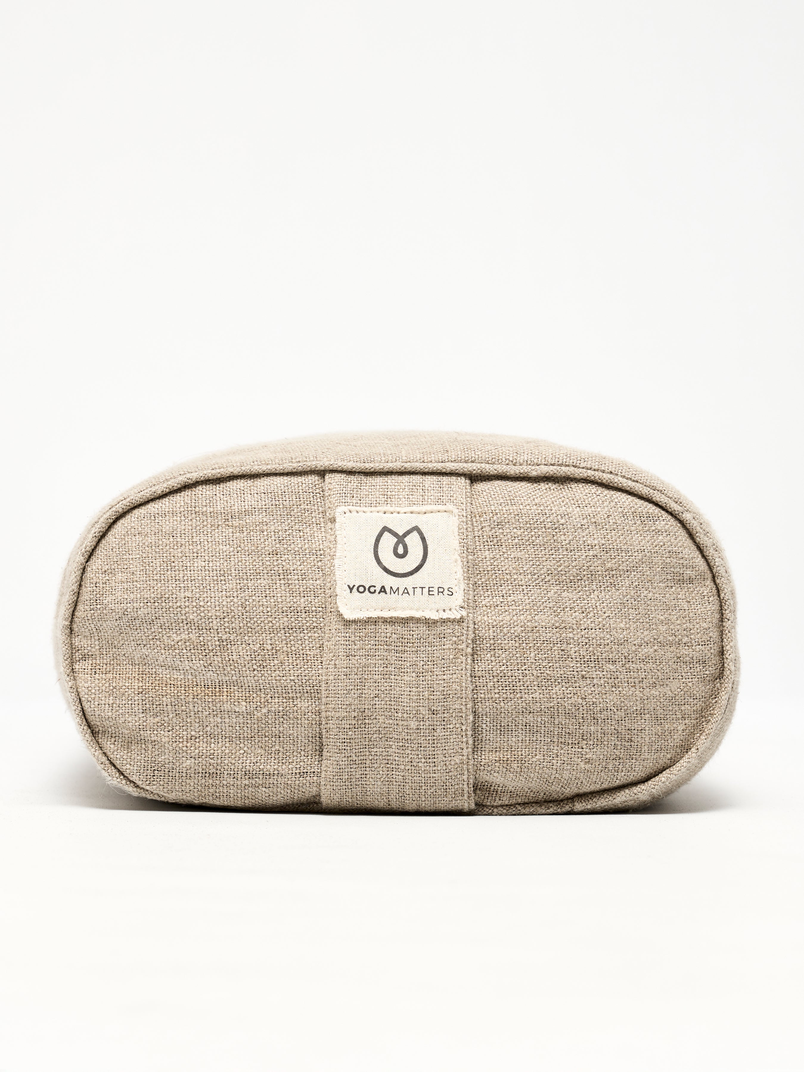 Yogamatters Hemp Small Rectangular Buckwheat Bolster - Natural