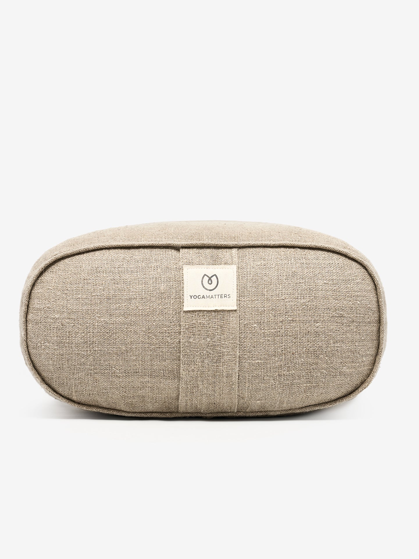 Yogamatters Hemp Rectangular Buckwheat Bolster - Natural