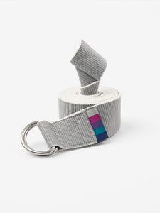 Yogamatters Organic Cotton Chambray D-ring Yoga Belt