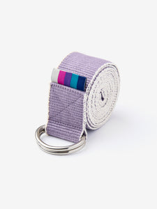 Yogamatters Organic Cotton Chambray D-ring Yoga Belt