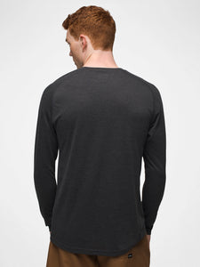 prAna Mission Trails L/S Tee - Black Heather