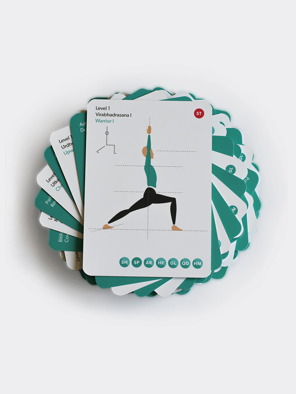 Yogaru 108 Asana Yoga Sequencing Cards