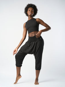 Gossypium Retreat Harem Pants - Black