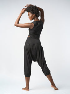 Gossypium Retreat Harem Pants - Black