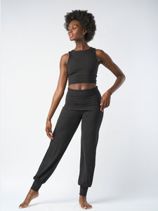 Gossypium Aspire Harem Pants - Black