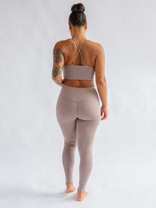 Girlfriend Collective Float High Rise Leggings - Heather Cocoon