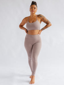 Girlfriend Collective Float High Rise Leggings - Heather Cocoon