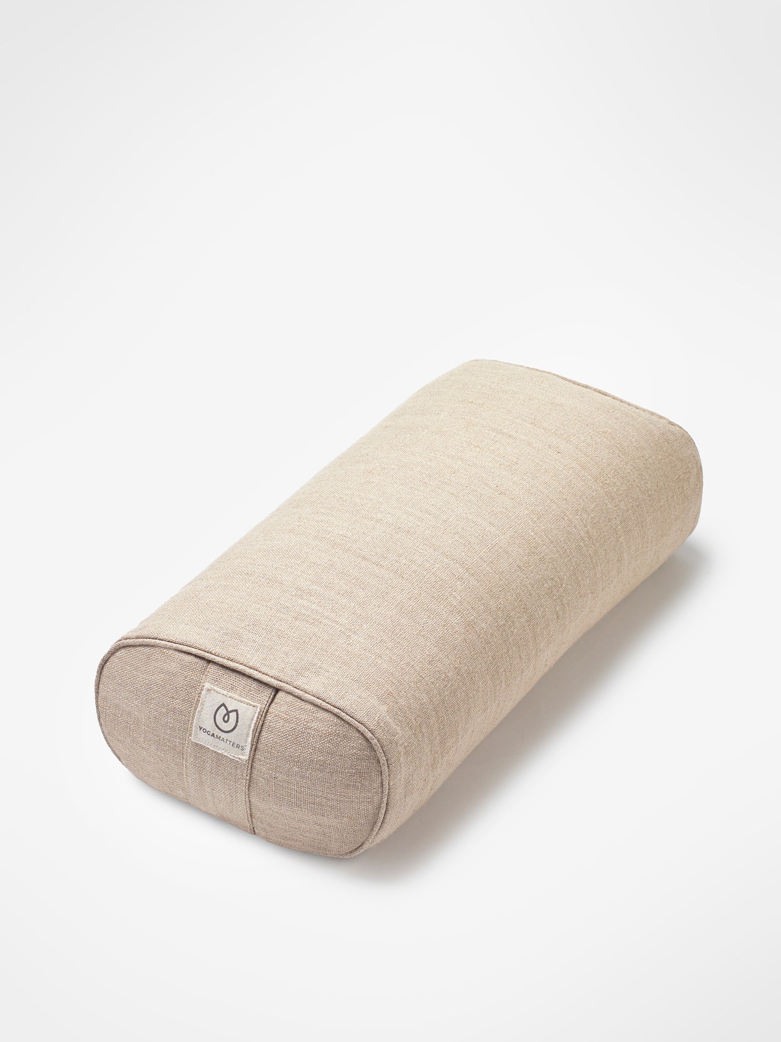 Yogamatters Hemp Small Rectangular Buckwheat Bolster - Natural