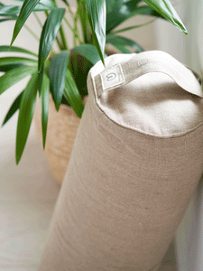 Yogamatters Hemp Buckwheat Bolster - Natural - Box of 4