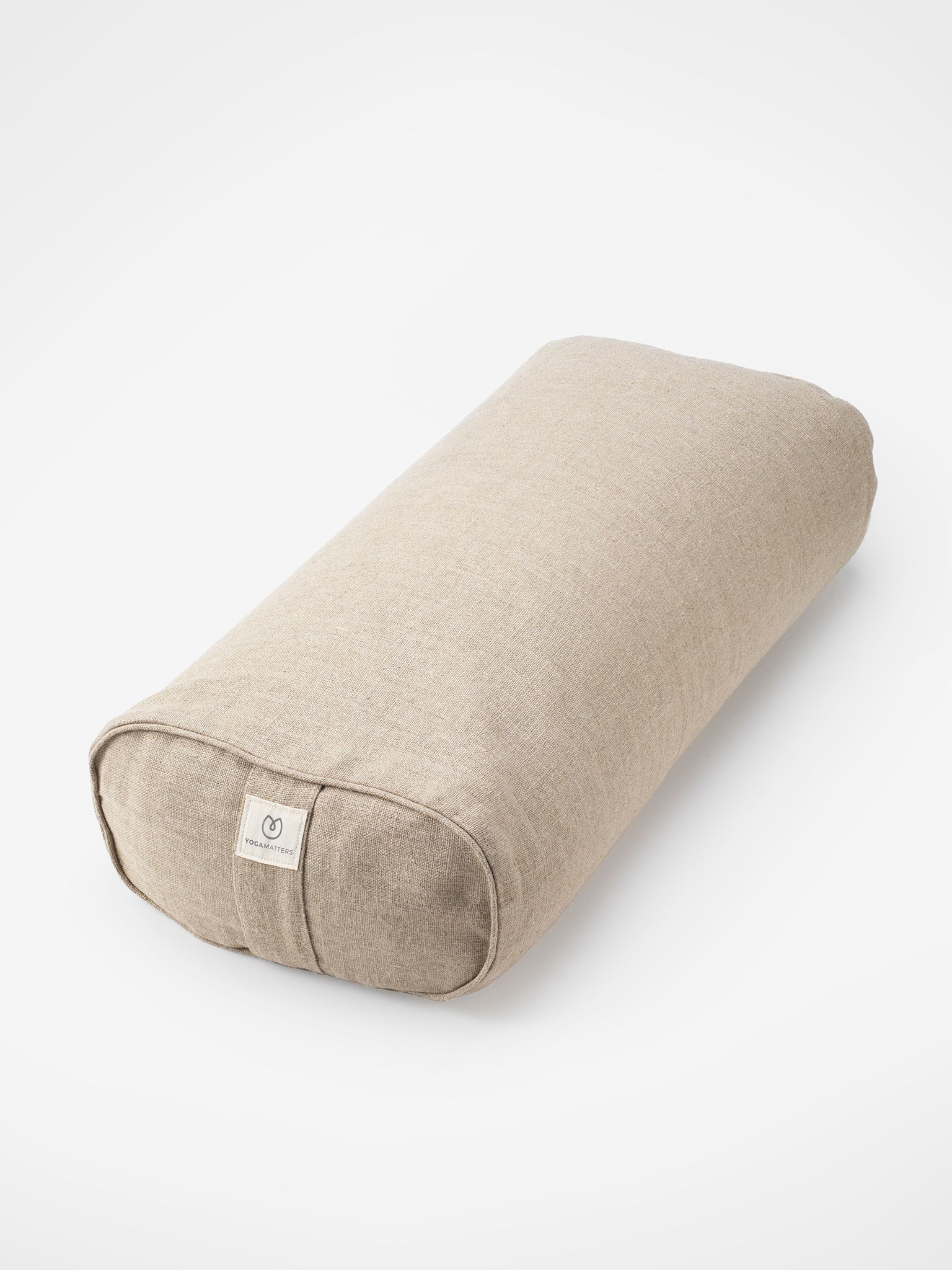 Yogamatters Hemp Rectangular Buckwheat Bolster - Natural