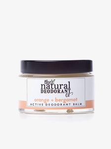 Natural Deodorant Co 55g Active Deodorant Balm - Orange + Bergamot