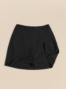 Girlfriend Collective High-Rise Skort - Black