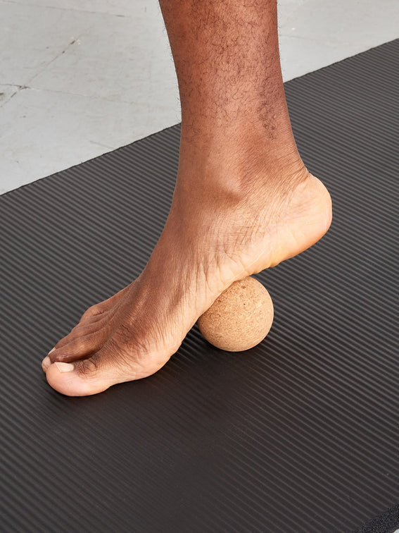 how to use natural cork massage balls yoga recovery