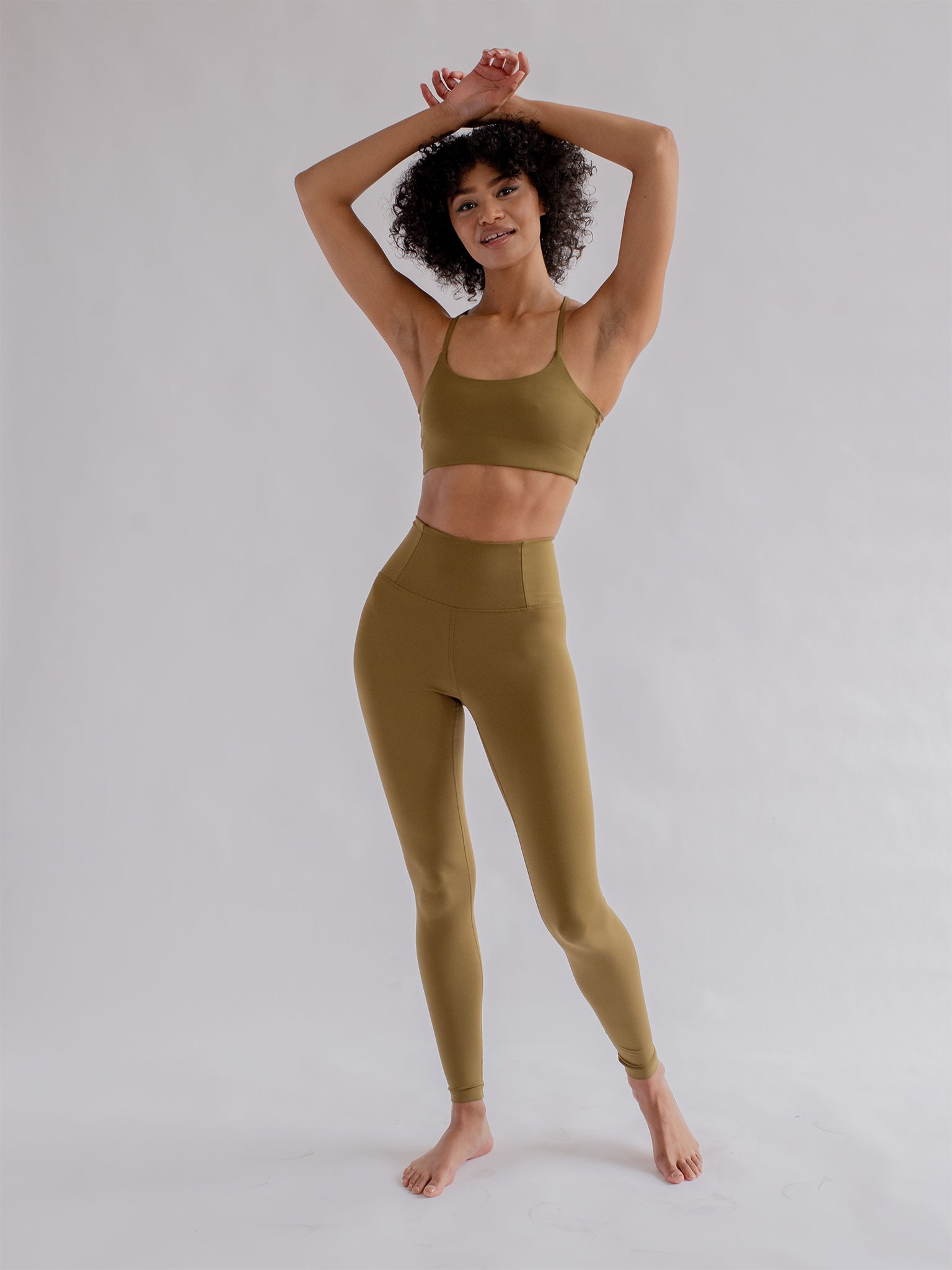 Girlfriend Collective Float High Rise Leggings - Fern