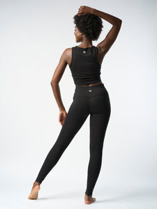 Gossypium Rhythm Yoga Leggings - Black