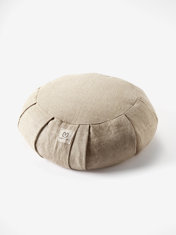 Yogamatters Hemp Buckwheat Zafu Meditation Cushion - Natural