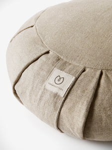 Yogamatters Hemp Buckwheat Zafu Meditation Cushion - Natural