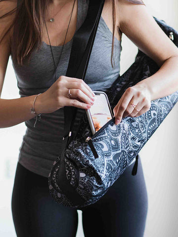 Yoga Design Lab Mat Bag - Mandala Charcoal